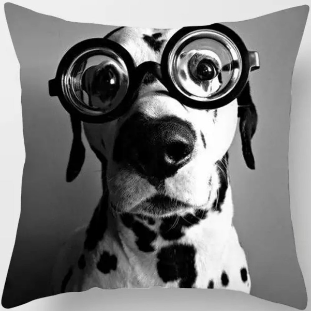 NWOT Dalmatian Super Soft Polyester Pillow Cover - Picture 1 of 3